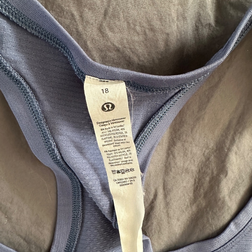 Lululemon Swifty Tech Racerback Tank - Picture 2 of 2